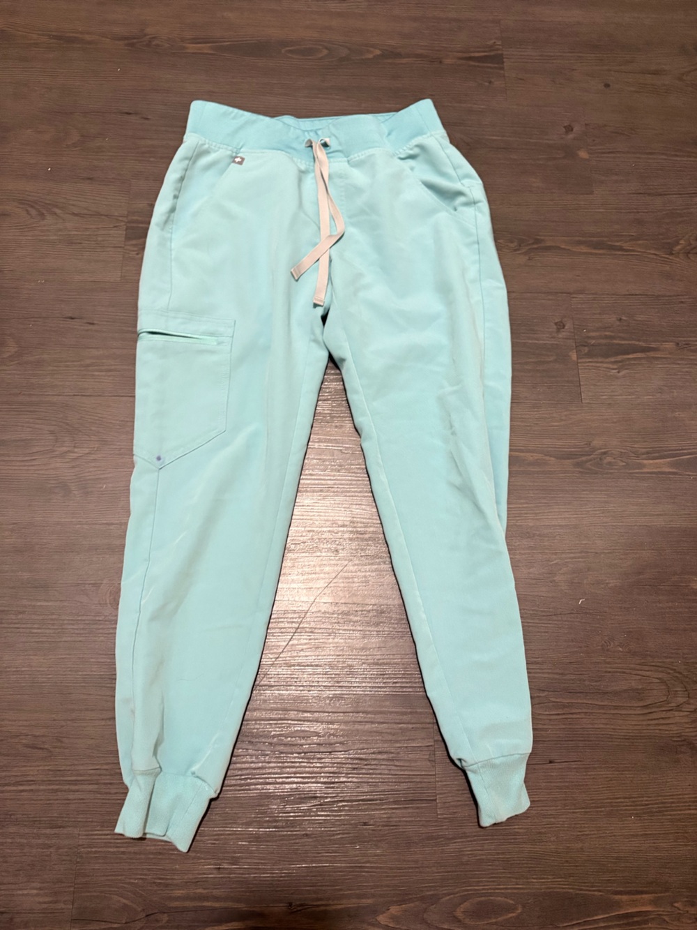 Figs Women's Light Aqua Track Joggers